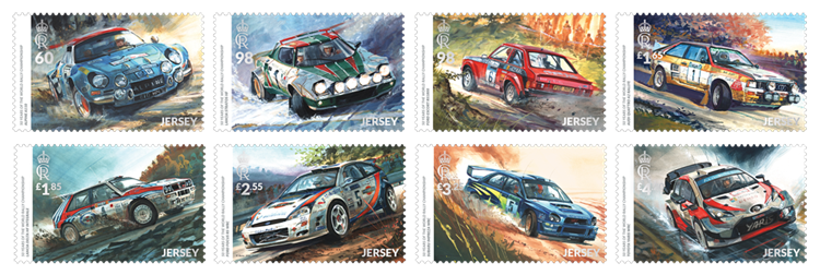 Jersey Post Races Through History with Revved-Up Rally Stamp 